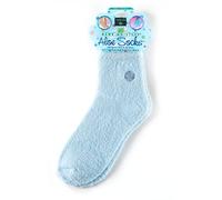 Earth Therapeutics Foot Therapy Blue Aloe Infused Socks 221774 by Frontier Natural Foods