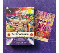 Earth Warriors Oracle Deck Carte Esoteriche Divinazione Angelo Blu NUOVO