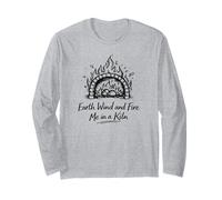 Earth Wind And Fire Funny Pottery Wheel Ceramics Maglia a Manica
