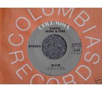 Earth, Wind & Fire 45 Mom B/W Power On Columbia come Nuovo