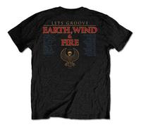 Earth Wind & Fire - T-Shirt (Unisex-M) Let'S Groove (Nero)