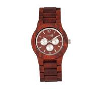 EARTH WOOD Orologio Bonsai Bracciale con Giorno/Data, Rosso/Rosso/Rosso/Rosso/Argento SKU: ETHEW5303