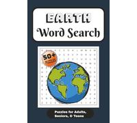 Earth Word Search Puzzle Book: Word Searches with easy to read print about the earth, animals, countries, and more. 6x9 inches. 110 pages. 50+ puzzles ... gift for vacations, holidays, and free times