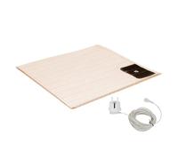 Earthing Bed Sheet, Grounding Sheet with 15ft Cord, lenzuolo da terra per letto a norma UE, Earthing Matte, tappetino conduttivo per dormire meglio, recupero EMF, protezione dalle radiazioni (90 x 270