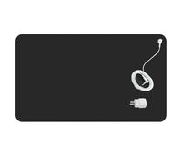 Earthing Tappetino per Mouse Antistatico con cavo di messa a terra, 40 x 60 cm Tappetino di Terra per scrivania, tavolo, divano, tappetino da yoga