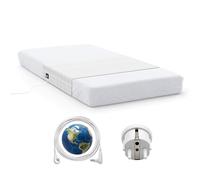 Earthinglife Grounding Bed Sheets with 5% Silver Fiber, Grounding Mat for Bed with EU Plug,Supplied with 5m Cable 90x265cm Earthing Half Sheet Fits All Bed for Better Sleep Reduce Pain