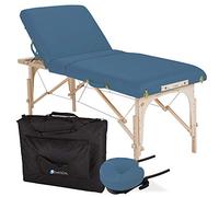 EarthLite Avalon TILT - Lettino da massaggio portatile pieghevole con opzione di inclinazione, piastra terminale Reiki, culla per viso Flex-Rest Premium e cuscino Strata, custodia per il trasporto