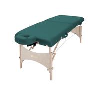 Earthlite Harmony DX, Lettino da massaggio, pieghevole, con borsa da trasporto, Verde (NT Teal), ca. 76 x 185,5 x 58,5-84 cm