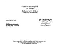 Earthman at the Planet Earth P - Love Can Build Anything-Act of