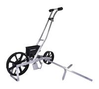 EarthWay 1001-B - Seminatrice da giardino di precisione, con 7 piastre intercambiabili e segnalibro per file; piante di canapa, mais, verdure, ecc. per piccoli giardini