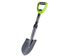 Earthwise Mini pala pieghevole compatta da 26,5 pollici con manico a D in acciaio al carbonio