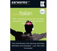 Earworms Rapid Italian Vol. 1: 200+ Essential Words and Phrases Anchored into Your Long Term Memory with Great Music (Musical Brain Trainer) by Lodge, Marlon (2005) Audio CD