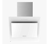 EAS ELECTRIC SMART TECHNOLOGY | EMRH608VRT-W | Cappa aspirante | Cappa da parete | Inclinata | Larghezza di 60 cm | Vetro bianco | Touch | 4 livelli | Capacità 800 m3/h