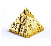 EASCHEER Statua a piramide egiziana, modello mini piramide, statuetta decorativa per la casa, per mensola da scrivania