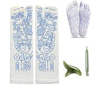 Ease Relief Socks, Easerelief Socks, Reflexology Foot Massage Acupressure Socks with Tools for Women Men, for Relieving Fatigue & Pain (Men Without Gloves)