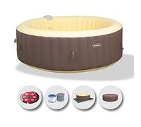 EASE.ZONE Spa Idromassaggio Gonfiabile Riscaldata 4-6 Persone con Pompa Integrata