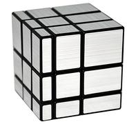 EASEHOME Specchio Cubo Magico Speed Puzzle Cube, Mirror Magic Cube con PVC Adesivo per Bambini e Adulti, Nero
