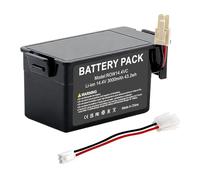 Easekent Batteria Sostitutiva 14,4V 3000mAh Li-Ion con Cavo Adattatore per Rowenta Explorer 80, RR7747, RR7755, Tefal RG7765, High-Capacity 43,2Wh (Sostituisce RS-2230002091)