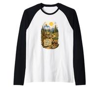 Easel Walk Ready Artista tra i Monti Maglia con Maniche Raglan