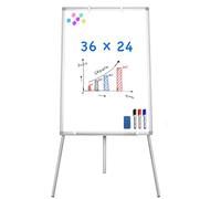 Easel Whiteboard - Magnetic Portable Dry Erase Easel Board 36 x 24 Tripod Whiteboard Height Adjustable Flipchart Easel Stand White Board for Office or Teaching at Home & Classroom
