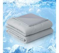 EASELAND Coperta rinfrescante per letto king size, in tessuto freddo al tatto assorbe il calore corporeo, design fresco su entrambi i lati, morbida coperta rinfrescante per sudorazione notturna e per