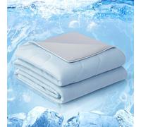 EASELAND Coperta rinfrescante Queen, in tessuto freddo al tatto assorbe il calore corporeo, design fresco su entrambi i lati, morbida e soffice coperta rinfrescante per sudorazione notturna e per