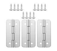 EaseSunny Cerniere Coole, cerniere per ghiacciaio, cerniere di ricambio per refrigeratori Igloo, acciaio inossidabile 304, resistenti alla ruggine, resistenti, kit da 3 per refrigeratori rettangolari