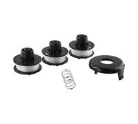 EaseSunny Confezione da 3 bobine di ricambio per decespugliatori Black & Decker Reflex BD032, filo blu