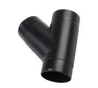 EaseSunny Connettore per tubo a gomito per ventola riscaldatore Webasto Eberspacher Espar diesel, adattatore per condotto dell'aria da 60 mm e 75 mm, in plastica nera