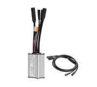 EaseSunny Controller brushless per bici elettrica da 36 V, 48 V, 15 A, 250 W, per sistema KT con cavo 1T5, alloggiamento in lega di alluminio, filo della lampada, argento