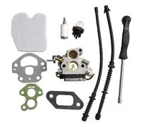EaseSunny Kit di riparazione carburatore 506450501 per motoseghe Jonsered CS2240/CS2240S e McCulloch CS410, include carburatore, tubi della benzina, filtro, guarnizioni, parti di primer e filtro