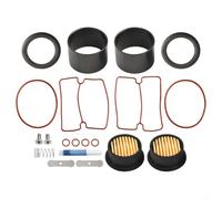EaseSunny Kit manicotto cilindro compressore d'aria 1500 W Silenzioso senza olio per set di riparazione pistone Anello di boccola in gomma per manutenzione professionale della macchina