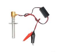 EaseSunny RC Glow Igniter 6 V-24 V per motore Nitro Starter auto, barche, aerei, elicotteri, strumento in lega di metallo dorato (oro)