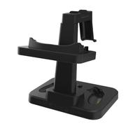 EaseSunny Supporto per display VR per Meta 3/3S, robusto supporto per cuffie in ABS con slot per controller e gancio per occhiali AR, organizer compatto da scrivania