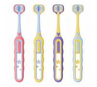 EASICUTI Spazzolino da denti morbidi per bambini, efficiente spazzolino da denti a 3 lati, spazzolino da denti per bambini dai 12 mesi in su, spazzolino da denti per bambini, per bambini dai 2 ai 12