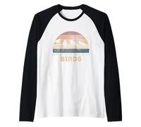 Easily Distracted By Birds Distressed Funny Bird Birds Lover Maglia con Maniche Raglan