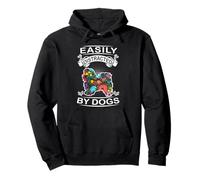 Easily Distracted By Dogs Havanese Dog Lovers Puppy Felpa con Cappuccio