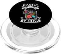 Easily Distracted By Dogs Yorkiepoo Funny Dog Lover PopSockets PopGrip per MagSafe