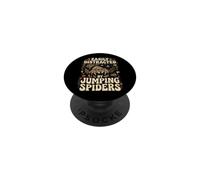 Easily Distracted By Jumping Spiders PopSockets PopGrip Adesivo