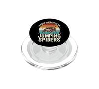 Easily Distracted By Jumping Spiders PopSockets PopGrip per MagSafe