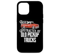 Easily Distracted by Old Pickup Trucks Men Women Funny Truck Custodia per iPhone 12/12 Pro