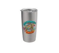Easily Distracted By Turtles Cute Funny Sea Turtle Lover Bicchiere termico in acciaio inox doppia parete