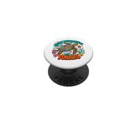 Easily Distracted By Turtles Cute Funny Sea Turtle Lover PopSockets PopGrip Adesivo