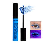 Easilydays Blue Mascara for Eyelashes Liquid Lash Colored Colorful Waterproof Fluorescent Mascara for Eyelashes Long lasting C