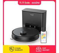EASINE BY ILIFE S20, Aspirazione 5000Pa, Robot Aspirapolvere e Lavapavimenti, Svuotamento Automatico, Capacità 60 Giorni, Controllo App/Telecomando, 180 Minuti di Autonomia