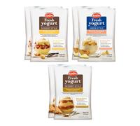Easiyo 6 kg di yogurt: Crema Vaniglia,Pesca&Ananas Carmello Salato