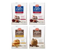 Easiyo Kit per 4kg di yogurt stile greco Vaniglia, Caramello, Cioccolato