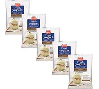 EasiYo Yogurt de coco y griego con sabor premium - paquetes de varios tamaños (5 bolsitas)