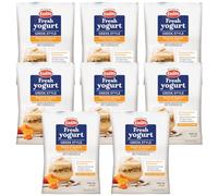 EasiYo Yogurt Greco Pesca & Albicocca - Confezione da 8 Bustine | Ogni Bustina Prepara 1KG di Yogurt