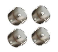 Easnea 4 pezzi staffa di supporto per binari per tende da incasso staffa per montaggio a parete 28 mm